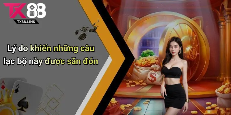 Top 10 Câu Lạc Bộ Được Săn Đón: Sức Hấp Dẫn Và Lý Do Nên Khám Phá 3 Lý do khiến những câu lạc bộ này được săn đón